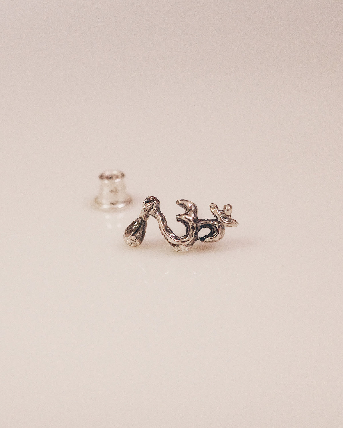 Mini「心」ॐ Heart Earring