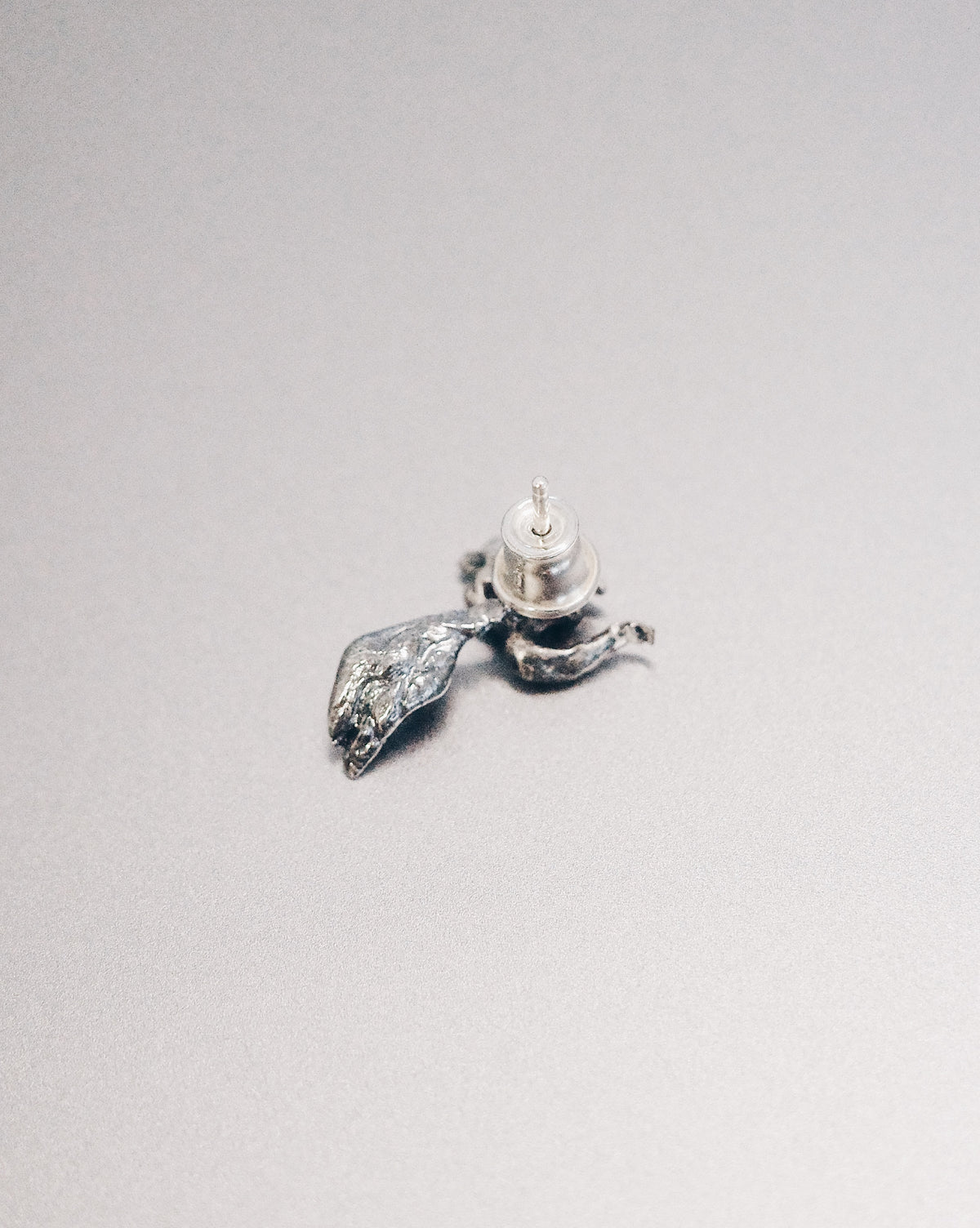 Mini ॐ + Leaf Earring (Detachable)