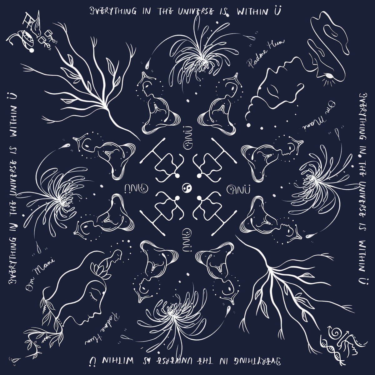 EINU Bandana: Dark Blue